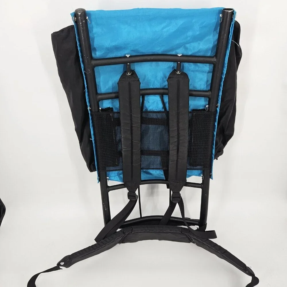 Vintage Jansport External Frame Backpack Hiking Camping Large Pack Tube Metal US